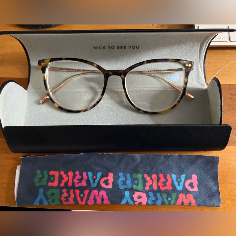 Warby Parker Maren Tortoise and Gold Glasses Frames